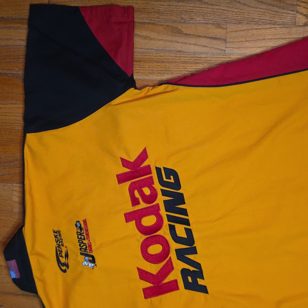 Vintage Sterling Marlin Kodak Racing Nascar Pit Crew Shirt Size L - Like New! - Picture 9 of 11